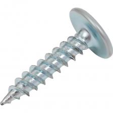 Саморезы по металлу 200 шт Gigant G-124113 имеют полусферическую головку с прессшайбой и крестообразным шлицем PH2, полную резьбу с мелким шагом и острый наконечник. Специальная форма головки самореза позволяет осуществить надежную фиксацию тонколистового материала к металлическому каркасу, не продавливая его. Подходят для крепления различных кровельных элементов, а также сайдинг-панелей к металлическим каркасам толщиной до 0,9 мм без предварительного сверления и до 2 мм — с предварительным сверлением. Область применения: крепление металлических элементов, толщина которых не превышает 0,9 мм, между собой и к несущей поверхности без предварительного сверления; соединение между собой тонколистовых металлических профилей толщиной до 0,9 мм. Материал применения: металл. Материал: углеродистая сталь с антикоррозионным цинковым покрытием. Саморезы по металлу 200 шт Gigant G-124113 имеют полусферическую головку с прессшайбой и крестообразным шлицем PH2, полную резьбу с мелким шагом и острый наконечник. Специальная форма головки самореза позволяет осуществить надежную фиксацию тонколистового материала к металлическому каркасу, не продавливая его. Подходят для крепления различных кровельных элементов, а также сайдинг-панелей к металлическим каркасам толщиной до 0,9 мм без предварительного сверления и до 2 мм — с предварительным сверлением. Область применения: крепление металлических элементов, толщина которых не превышает 0,9 мм, между собой и к несущей поверхности без предварительного сверления; соединение между собой тонколистовых металлических профилей толщиной до 0,9 мм. Материал применения: металл. Материал: углеродистая сталь с антикоррозионным цинковым покрытием.