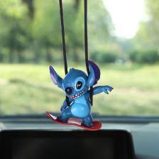 Фигурка героя из мультфильма Disney, декоративная подвеска на зеркало заднего вида в стиле аниме, украшение для салона автомобиля Фигурка героя из мультфильма Disney, декоративная подвеска на зеркало заднего вида в стиле аниме, украшение для салона автомобиля