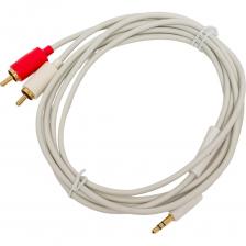 PROCAST cable M-MJ/2RCA.2 – профессиональный межблочный соединительный звуковой кабель с разъёмами mini Jack 3,5 mm с одной стороны и 2RCA с другой. Длина кабеля 2 метра. Применяется для подключения источника стерео небалансного звукового сигнала, имеющего аудио выход формата mini Jack 3,5 mm, к звуковым усилителям, предусилителям и другим активным звуковым устройствам имеющим небалансный стереофонический аудио вход на разъемах 2RCA. Идеально подойдет для подключения к усилителю современных смартфонов и планшетов. На PROCAST Cable M-MJ/2RCA.2 установлены качественные, литые, удобные в эксплуатации пластиковые разъемы. Металлические контактные элементы соединительных разъемов имеют защищающее от окисления золотое напыление. Для соблюдения полярности подключения на правом и левом каналах стерео-кабеля, разъёмы RCA используются двух различных цветов – красный и белый. Разъём mini Jack имеет миниатюрный наконечник и подойдёт для подключения к устройствам любой внешней конфигурации. В PROCAST Cable M-MJ/2RCA.2 используется высококачественный сигнальный стереофонический кабель, две центральные жилы которого состоят из 10 проводников диаметром 0,10 mm, а плотный экран из 80 проводников диаметром 0,10 mm. В производстве PROCAST cable используется только чистейшая бескислородная медь 99,97%. Благодаря высокому качеству данного соединительного кабеля его можно использовать как в профессиональных инсталляциях, так и домашних Hi-Fi / Hi-End звуковых системах любого уровня. PROCAST cable M-MJ/2RCA.2 – профессиональный межблочный соединительный звуковой кабель с разъёмами mini Jack 3,5 mm с одной стороны и 2RCA с другой. Длина кабеля 2 метра. Применяется для подключения источника стерео небалансного звукового сигнала, имеющего аудио выход формата mini Jack 3,5 mm, к звуковым усилителям, предусилителям и другим активным звуковым устройствам имеющим небалансный стереофонический аудио вход на разъемах 2RCA. Идеально подойдет для подключения к усилителю современных смартфонов и планшетов. На PROCAST Cable M-MJ/2RCA.2 установлены качественные, литые, удобные в эксплуатации пластиковые разъемы. Металлические контактные элементы соединительных разъемов имеют защищающее от окисления золотое напыление. Для соблюдения полярности подключения на правом и левом каналах стерео-кабеля, разъёмы RCA используются двух различных цветов – красный и белый. Разъём mini Jack имеет миниатюрный наконечник и подойдёт для подключения к устройствам любой внешней конфигурации. В PROCAST Cable M-MJ/2RCA.2 используется высококачественный сигнальный стереофонический кабель, две центральные жилы которого состоят из 10 проводников диаметром 0,10 mm, а плотный экран из 80 проводников диаметром 0,10 mm. В производстве PROCAST cable используется только чистейшая бескислородная медь 99,97%. Благодаря высокому качеству данного соединительного кабеля его можно использовать как в профессиональных инсталляциях, так и домашних Hi-Fi / Hi-End звуковых системах любого уровня.