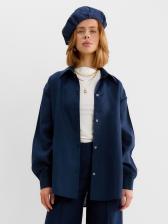 Рубашка женская MINAKU: Safari, синяя, размер 50 Рубашка женская MINAKU: Safari, синяя, размер 50