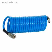 Шланг спиральный FUBAG 170301, фитинги рапид, полиуретан, 15бар, 6x10 мм, 10 м Шланг спиральный FUBAG 170301, фитинги рапид, полиуретан, 15бар, 6x10 мм, 10 м