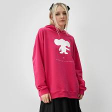 Толстовка женская KAFTAN Чебурашка размер 52-54, розовый Толстовка женская KAFTAN Чебурашка размер 52-54, розовый