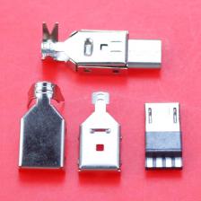 Cltgxdd 1 компл. Micro USB 4Pin 5PIN штекер разъем металлический корпус сварочный провод данные OTG линейный интерфейс DIY кабель для передачи данных штекер Cltgxdd 1 компл. Micro USB 4Pin 5PIN штекер разъем металлический корпус сварочный провод данные OTG линейный интерфейс DIY кабель для передачи данных штекер