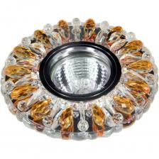 Встраиваемый светильник De Fran SMD/MR16 4000К хром+ прозрачный+коричневый (SMD 3Вт), FT 987 CHWTI Встраиваемый светильник De Fran SMD/MR16 4000К хром+ прозрачный+коричневый (SMD 3Вт), FT 987 CHWTI