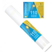 флизелин малярный SWEDTEX Eco Master гладкий 110г/м2 25х1,06м белый, арт.V110 флизелин малярный SWEDTEX Eco Master гладкий 110г/м2 25х1,06м белый, арт.V110