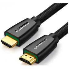 Кабель Ugreen HD118 (40412) HDMI Male To Male Cable With Braid. Длина: 5м. Цвет: черный Кабель Ugreen HD118 (40412) HDMI Male To Male Cable With Braid. Длина: 5м. Цвет: черный