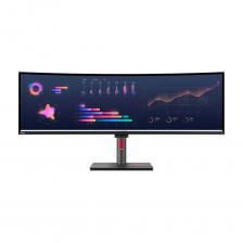 Изогнутый монитор Lenovo ThinkVision P49w-30, 49", 5120x1440, 60 Гц, IPS Black, черный Изогнутый монитор Lenovo ThinkVision P49w-30, 49", 5120x1440, 60 Гц, IPS Black, черный