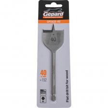 Сверло перьевое по дереву 40x152 мм GEPARD GP0415-40 служит для сверления глухих и сквозных отверстий в древесине и легких строительных материалах, таких как гипсокартон. Сверло выполнено из высококачественной углеродистой инструментальной стали. Надежно фиксируется в кулачковом патроне без проскальзывания. Заточка: сверло с боковыми подрезателями (зубцами). Вертикальная заточка центрирующего острия, а также заточка углубления кромки (плечевое заострение). Внимание, изображение товара может отличаться от реального! Верные параметры указаны в технических характеристиках товара. Сверло перьевое по дереву 40x152 мм GEPARD GP0415-40 служит для сверления глухих и сквозных отверстий в древесине и легких строительных материалах, таких как гипсокартон. Сверло выполнено из высококачественной углеродистой инструментальной стали. Надежно фиксируется в кулачковом патроне без проскальзывания. Заточка: сверло с боковыми подрезателями (зубцами). Вертикальная заточка центрирующего острия, а также заточка углубления кромки (плечевое заострение). Внимание, изображение товара может отличаться от реального! Верные параметры указаны в технических характеристиках товара.