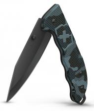 Нож перочинный Victorinox Evoke BSH Alox Navy (0.9425.DS222) 136мм 4функц. синий камуфляж подар.коробка Нож перочинный Victorinox Evoke BSH Alox Navy (0.9425.DS222) 136мм 4функц. синий камуфляж подар.коробка
