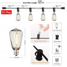 GANRILAND Пластиковые уличные светодиодные гирлянды ST38 GANRILAND Пластиковые уличные светодиодные гирлянды ST38