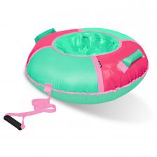 Тюбинг 95см (Чехол 104см), с камерой Ника ТБ1К ТБ1К-95/РМ рюзовый\мятный, инд.упаковка Тюбинг 95см (Чехол 104см), с камерой Ника ТБ1К ТБ1К-95/РМ рюзовый\мятный, инд.упаковка