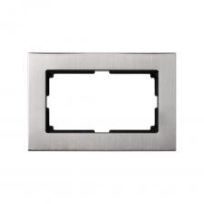Рамка двойная Smartbuy пластик, серый никель, "Нептун" SBE-06gn-Twin-FR Рамка двойная Smartbuy пластик, серый никель, "Нептун" SBE-06gn-Twin-FR
