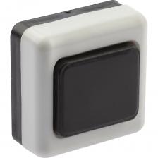 Кнопка дверного звонка ЭРА D2 проводной, черный, 1 мелодия Б0051802 Кнопка дверного звонка ЭРА D2 проводной, черный, 1 мелодия Б0051802