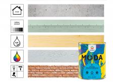 Краска Eskaro Moda 2 глубокоматовая, 0,9 л Краска Eskaro Moda 2 глубокоматовая, 0,9 л