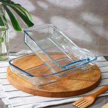 Набор форм для запекания Pasabahce Borcam, 2 предмета: 1.95 л, 1.32 л, 33.5x19 см, 26x14.8 см, жаропрочное стекло, прозрачный Набор форм для запекания Pasabahce Borcam, 2 предмета: 1.95 л, 1.32 л, 33.5x19 см, 26x14.8 см, жаропрочное стекло, прозрачный