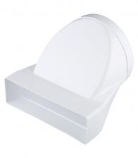 Соединитель эксцентриковый пластиковый для плоских воздуховодов 60х204 мм с круглыми d160 мм Соединитель эксцентриковый пластиковый для плоских воздуховодов 60х204 мм с круглыми d160 мм