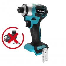 PATUOPRO Беспроводная ударная отвертка-дрель 1/4", для аккумулятора Makita 18В PATUOPRO Беспроводная ударная отвертка-дрель 1/4", для аккумулятора Makita 18В