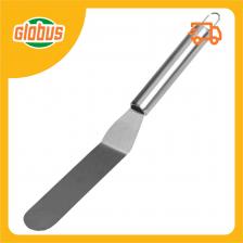 Лопатка-палетка кондитерская изогнутая Доляна нержавеющая сталь Лопатка-палетка кондитерская изогнутая Доляна нержавеющая сталь