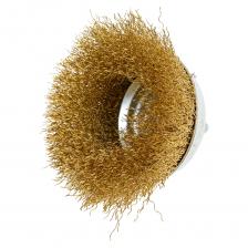 Кордщетка чашеобразная для дрели 100 мм от бренда FORSAGE. Посадка 1/4". Максимальное количество об/мин 4500. Материал проволоки - латунированная сталь, форма проволоки - волнистая.Применяется для очистки от застаревшей краски и лака, коррозийного налета, шлака и окалины; зачистки изделий перед сваркой; шлифовки и полировки; удаления ненужной части наплавленного металла со сварных швов; браширования, текстурирования и шершевания древесины; выравнивания шероховатостей; удаления заусенцев; стачивания острых углов; черновой и финишной обработки.Нередко кордщетки используются в качестве альтернативы абразивным кругам. Кордщетка чашеобразная для дрели 100 мм от бренда FORSAGE. Посадка 1/4". Максимальное количество об/мин 4500. Материал проволоки - латунированная сталь, форма проволоки - волнистая.Применяется для очистки от застаревшей краски и лака, коррозийного налета, шлака и окалины; зачистки изделий перед сваркой; шлифовки и полировки; удаления ненужной части наплавленного металла со сварных швов; браширования, текстурирования и шершевания древесины; выравнивания шероховатостей; удаления заусенцев; стачивания острых углов; черновой и финишной обработки.Нередко кордщетки используются в качестве альтернативы абразивным кругам.