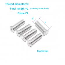 Алюминиевые сварочные винты, точечная сварка, гвозди из алюминиевого сплава для посадки, M3M4M5M6M8 Алюминиевые сварочные винты, точечная сварка, гвозди из алюминиевого сплава для посадки, M3M4M5M6M8