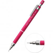 PENAC PROTTI PRC 105 (Япония) – один карандаш с двумя функциями для профессионального использования и ежедневного письма. Сочетает характеристики двух типов карандашей. Выдвижной металлический держатель длиной 4 мм идеален для выполнения графических работ. Его конструкция позволяет работать с чертежными инструментами, в том числе неприлегающими к бумаге шаблонами и подходит для черчения, эскизов, графики. При этом, в отличие от стандартных профессиональных карандашей, PENAC PROTTI PRC 105 снабжен амортизированным механизмом, который пружинит внутри пишущего узла, позволяя грифелю подстраиваться под силу нажима при письме и защищает его от поломок. Другая особенность PENAC PROTTI PRC 105 - увеличенная в 4 раза длина безотрывного письма: при нажатии на пишущий узел выдвигается грифель длиной 1 мм, который пишет 5 метров. После 4-хкратного нажатия и 20-ти метров письма нажмите один раз кнопку подачи грифеля для перезагрузки механизма, после чего вы вновь можете осуществлять подачу грифеля нажатием на пишущий узел. Индикатор твердости грифеля (HB, B, H, 2H, 3H & F) на кнопке – позволяет выставлять твердость грифелей, загруженных в корпус карандаша. Материал корпуса – латунь. Грифель 0,5 мм, НВ. Под колпачком – ластик без ПВХ, который быстро и чисто удаляет надписи. Грифели из композиции синтетических смол и графита отличаются высокой эластичностью, мягкостью письма и яркость линий. В корпус карандаша можно одновременно загрузить 5 грифелей, которые будут выходить один за другим. PENAC PROTTI PRC 105 (Япония) – один карандаш с двумя функциями для профессионального использования и ежедневного письма. Сочетает характеристики двух типов карандашей. Выдвижной металлический держатель длиной 4 мм идеален для выполнения графических работ. Его конструкция позволяет работать с чертежными инструментами, в том числе неприлегающими к бумаге шаблонами и подходит для черчения, эскизов, графики. При этом, в отличие от стандартных профессиональных карандашей, PENAC PROTTI PRC 105 снабжен амортизированным механизмом, который пружинит внутри пишущего узла, позволяя грифелю подстраиваться под силу нажима при письме и защищает его от поломок. Другая особенность PENAC PROTTI PRC 105 - увеличенная в 4 раза длина безотрывного письма: при нажатии на пишущий узел выдвигается грифель длиной 1 мм, который пишет 5 метров. После 4-хкратного нажатия и 20-ти метров письма нажмите один раз кнопку подачи грифеля для перезагрузки механизма, после чего вы вновь можете осуществлять подачу грифеля нажатием на пишущий узел. Индикатор твердости грифеля (HB, B, H, 2H, 3H & F) на кнопке – позволяет выставлять твердость грифелей, загруженных в корпус карандаша. Материал корпуса – латунь. Грифель 0,5 мм, НВ. Под колпачком – ластик без ПВХ, который быстро и чисто удаляет надписи. Грифели из композиции синтетических смол и графита отличаются высокой эластичностью, мягкостью письма и яркость линий. В корпус карандаша можно одновременно загрузить 5 грифелей, которые будут выходить один за другим.