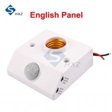 E27 Держатель лампы с датчиком движения PIR, автоматическое включение/выключение переменного тока 110–240 В, ИК-обнаружение для светодиодных ламп, настенная розетка, энергосбережение E27 Держатель лампы с датчиком движения PIR, автоматическое включение/выключение переменного тока 110–240 В, ИК-обнаружение для светодиодных ламп, настенная розетка, энергосбережение