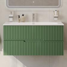 Тумба под раковину без столешницы Cezares Duet 100 подвесная, фисташковый софт Тумба под раковину без столешницы Cezares Duet 100 подвесная, фисташковый софт