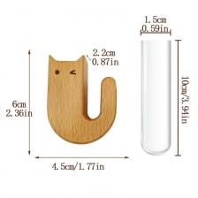 Крошечный Держатель для Кошачьих усов, 2шт, Милые Мини-Магниты для Ваз на холодильник-Идеально подходят для демонстрации Свежих Цветов Крошечный Держатель для Кошачьих усов, 2шт, Милые Мини-Магниты для Ваз на холодильник-Идеально подходят для демонстрации Свежих Цветов