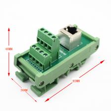 RJ45 вертикальный разветвитель FRJ45D-02-90° RJ45 вертикальный разветвитель FRJ45D-02-90°