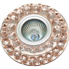 Встраиваемый светильник De Fran SMD/MR16 3000K хром+"чайное" зеркало+кристаллы SMD 3Вт, FT 950 CHT Встраиваемый светильник De Fran SMD/MR16 3000K хром+"чайное" зеркало+кристаллы SMD 3Вт, FT 950 CHT