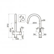 Смеситель для кухни OMOIKIRI Yamada-P (4974227) с подключением к фильтру, белый Смеситель для кухни OMOIKIRI Yamada-P (4974227) с подключением к фильтру, белый