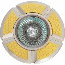 Встраиваемый светильник De Fran MR16 сатин-золото+хром, 16F161 DQ Встраиваемый светильник De Fran MR16 сатин-золото+хром, 16F161 DQ