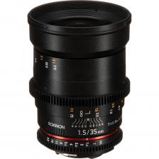 Объектив Rokinon 35mm T1.5 Cine DS для крепления Nikon F Объектив Rokinon 35mm T1.5 Cine DS для крепления Nikon F