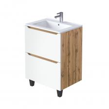 Тумба под раковину Маркастрой Line 75 см напольная дуб вотан/белая (Ц0000041927) Тумба под раковину Маркастрой Line 75 см напольная дуб вотан/белая (Ц0000041927)