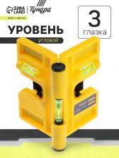 Уровень угловой магнитный ТУНДРА, складной, 3 глазка Уровень угловой магнитный ТУНДРА, складной, 3 глазка