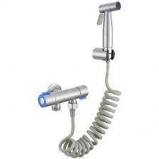 Смеситель для биде Fmark (Фмарк) FS-FXQ03L, сатин Смеситель для биде Fmark (Фмарк) FS-FXQ03L, сатин