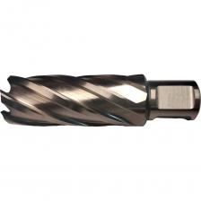 Кольцевое сверло SMART HSS EUROBOOR Предназначено для магнитных сверлильных станков. Применяется для сверления большинства металлов и их сплавов, за исключением сверхпрочных сталей и сплавов. Сверло изготовлено из высококачественной порошковой быстрорежущей стали HSS. Хвостовик – Weldon 19. Корончатое сверло обеспечивает высокую производительность и безупречный рез. Внимание, изображение товара может отличаться от реального! Верные параметры указаны в технических характеристиках товара. Кольцевое сверло SMART HSS EUROBOOR Предназначено для магнитных сверлильных станков. Применяется для сверления большинства металлов и их сплавов, за исключением сверхпрочных сталей и сплавов. Сверло изготовлено из высококачественной порошковой быстрорежущей стали HSS. Хвостовик – Weldon 19. Корончатое сверло обеспечивает высокую производительность и безупречный рез. Внимание, изображение товара может отличаться от реального! Верные параметры указаны в технических характеристиках товара.