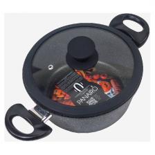 Кастрюля Panairo Harfe Black, 2 л, с крышкой и ненагревающимися ручками (HA-KAS-2-BAС-K.sil) Кастрюля Panairo Harfe Black, 2 л, с крышкой и ненагревающимися ручками (HA-KAS-2-BAС-K.sil)