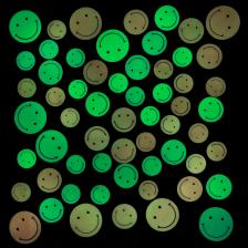 Набор интерьерного светящегося декора на стену TAKE IT EASY «Улыбка», 60 шт. Набор интерьерного светящегося декора на стену TAKE IT EASY «Улыбка», 60 шт.