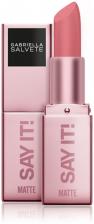 Матовая помада с эффектом пудры Gabriella Salvete Say It! It Matters, 01 4 g Матовая помада с эффектом пудры Gabriella Salvete Say It! It Matters, 01 4 g