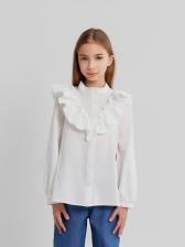 Блузка для девочки MINAKU, белая, рост 146 см Блузка для девочки MINAKU, белая, рост 146 см