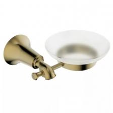 Держатель мыльницы(стекло) KAISER бронза (латунь) (KH-4003) Держатель мыльницы(стекло) KAISER бронза (латунь) (KH-4003)