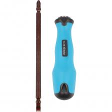 Двусторонняя отвертка с переставными битами пригодится в быту для работы с мебелью, транспортными средствами, электроникой и прочими задачами. Хром-ванадиевая сталь, эргономичная двухкомпонентная рукоятка позволит работать с крепежом, даже залитым краской, и заклинившим. Шлицы соответствуют ГОСТ, хваткая рукоятка обеспечивает больший вращательный момент. Намагниченные наконечники отверток для работы с крепежом даже одной рукой. Двусторонняя отвертка с переставными битами пригодится в быту для работы с мебелью, транспортными средствами, электроникой и прочими задачами. Хром-ванадиевая сталь, эргономичная двухкомпонентная рукоятка позволит работать с крепежом, даже залитым краской, и заклинившим. Шлицы соответствуют ГОСТ, хваткая рукоятка обеспечивает больший вращательный момент. Намагниченные наконечники отверток для работы с крепежом даже одной рукой.