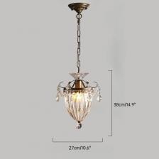 Золотая хрустальная люстра Horrin Золотая хрустальная люстра Horrin