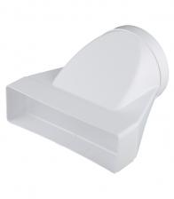 Соединитель эксцентриковый пластиковый для плоских воздуховодов 60х204 мм с круглыми d125 мм Соединитель эксцентриковый пластиковый для плоских воздуховодов 60х204 мм с круглыми d125 мм