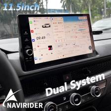 11,5-дюймовый экран с двойной системой Android HeadUnit для Honda CRV Cr-v Breeze Civic 2023 2024 2025 GPS Мультимедийный плеер Carplay Стерео 11,5-дюймовый экран с двойной системой Android HeadUnit для Honda CRV Cr-v Breeze Civic 2023 2024 2025 GPS Мультимедийный плеер Carplay Стерео