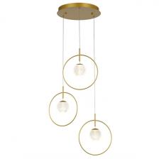 Подвесной светильник светодиодный Delight Collection Elliot Diamante MD21001043-3A gold кольцо DeLight Collection Подвесной светильник светодиодный Delight Collection Elliot Diamante MD21001043-3A gold кольцо DeLight Collection