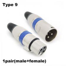 QvvCev разъемы Speakon 3 XLR мужской и женский набор QvvCev разъемы Speakon 3 XLR мужской и женский набор
