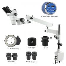2X-45X Simul Focal Парафокальный стоматологический тринокулярный микроскоп со светодиодной вращающейся рукояткой 4K UHD HDMI камера для стоматологов, протезов, стоматологии 2X-45X Simul Focal Парафокальный стоматологический тринокулярный микроскоп со светодиодной вращающейся рукояткой 4K UHD HDMI камера для стоматологов, протезов, стоматологии