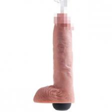Фаллоимитатор с семяизвержением PipeDream King Cock с мошонкой 28 см, телесный Фаллоимитатор с семяизвержением PipeDream King Cock с мошонкой 28 см, телесный